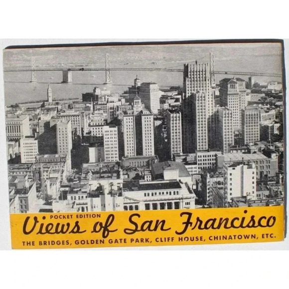Vintage Views of San Francisco Souvenir PHOTOS Book Published in the 1930's 5X7 - Picture 3 of 3